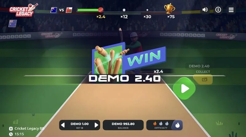 Kemenangan Cricket Legacy BB